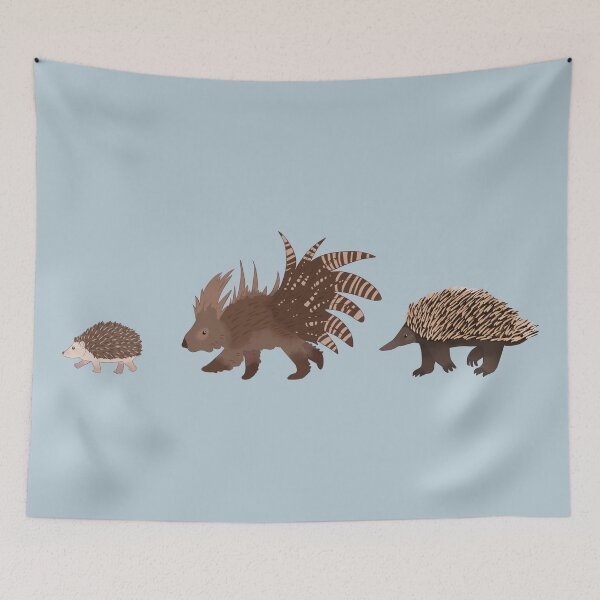Item preview, spikey creatures designed and sold by papercreatyre.
