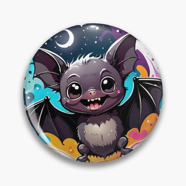 Item preview, Chibi Black Bat Delight  designed and sold by FunverAI.
