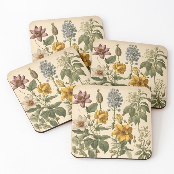 Item preview, Botanical (flowers e) designed and sold by BoxcarDesigns.