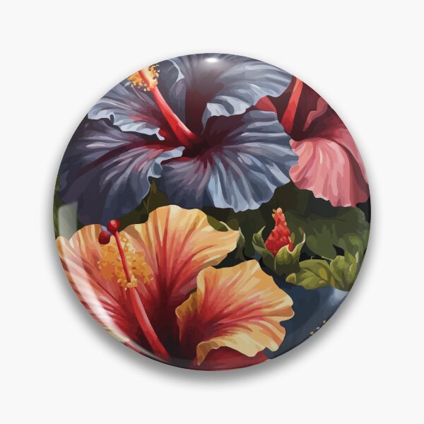 Item preview, Fantasy Florals Hawaiian Hibiscus Vector Art designed and sold by taiche.