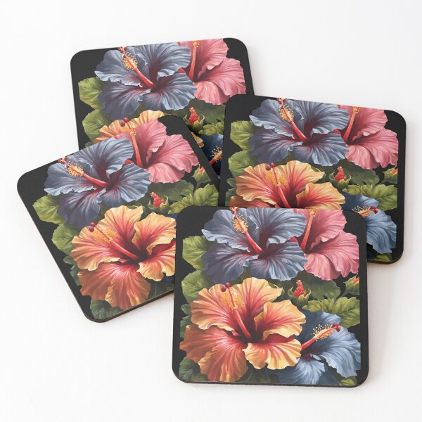 Item preview, Fantasy Florals Hawaiian Hibiscus Vector Art designed and sold by taiche.