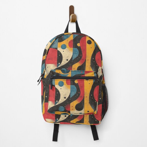 Item preview, Abstract little bit psycho trippy colorful painting pattern designed and sold by Sp3ctrumOfColor.