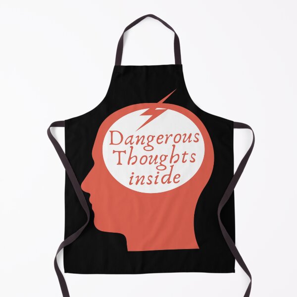 Item preview, Mindful Warning: Dangerous Thoughts inside designed and sold by SmartDesignByBB.