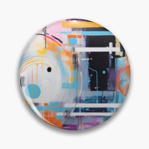 Item preview, Vibrant Modern Art Bold Abstract Eccentric geometric Design  designed and sold by NortonArt.