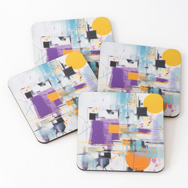 Item preview, Vibrant Modern Art Bold Abstract Eccentric geometric Design  designed and sold by NortonArt.