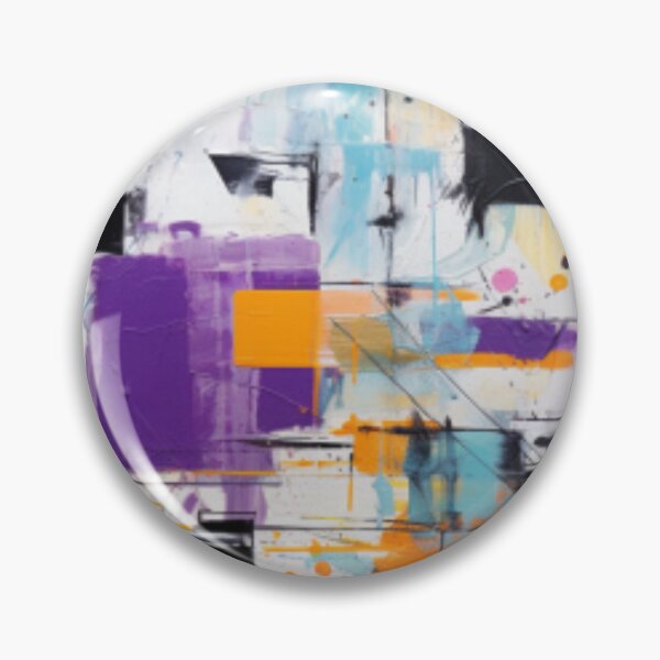 Item preview, Vibrant Modern Art Bold Abstract Eccentric geometric Design  designed and sold by NortonArt.