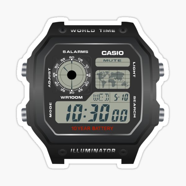 Item preview, Casio AE1200 AE1200WH-1A designed and sold by RadDadArt.