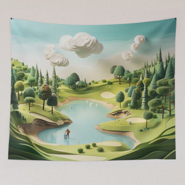Item preview, Harvesting Golf Balls  designed and sold by NDMDesignStudio.
