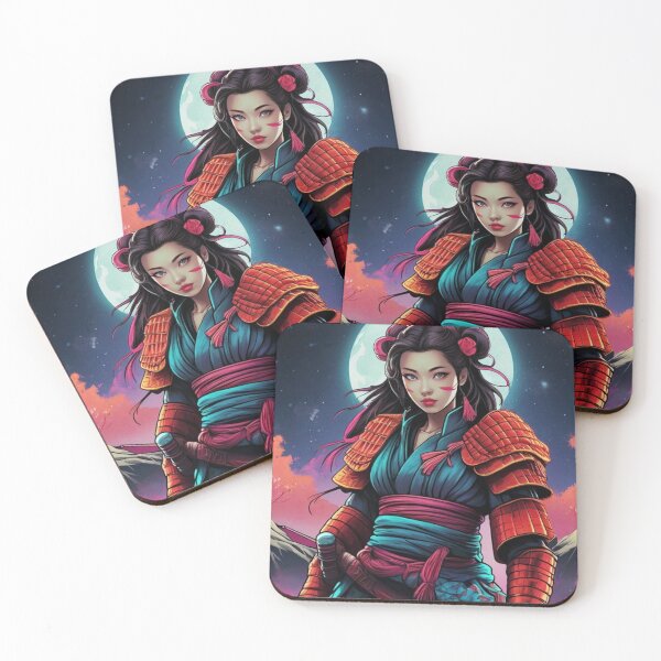 Item preview, Space Girl Samurai designed and sold by TondoMeander.