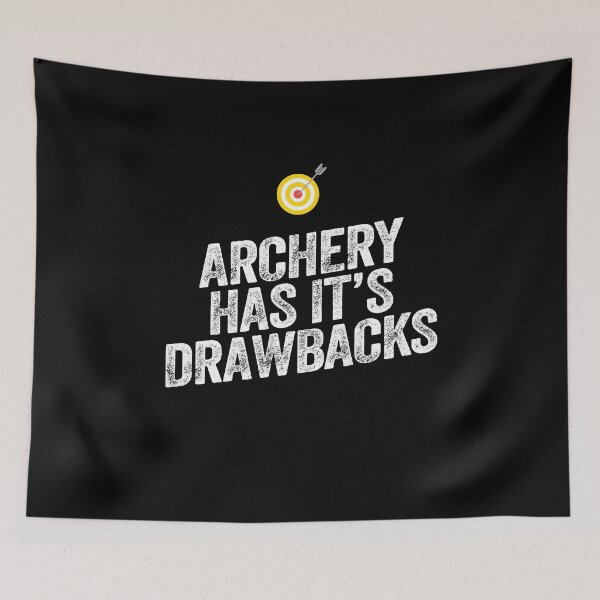 Item preview, Archery Has It's Drawbacks Arrow Bullseye quiver draw designed and sold by w1ckerman.