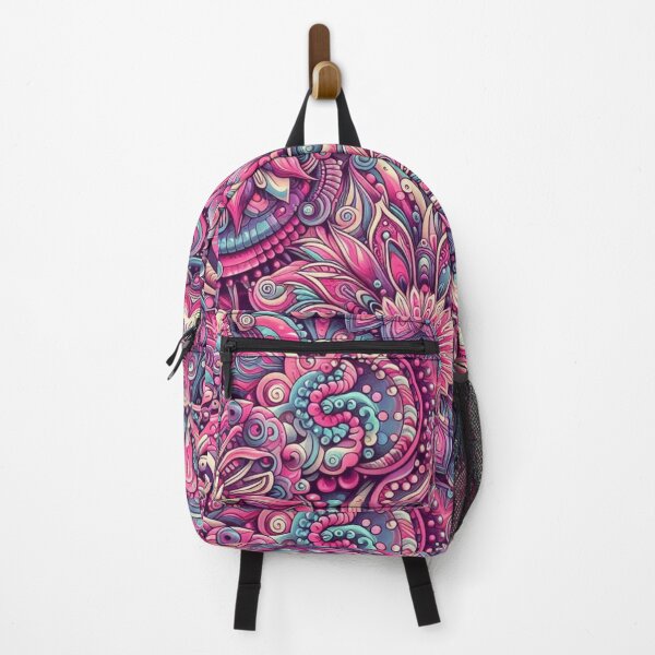Item preview, Trippy psychedelic pink art  designed and sold by CandyVenom.