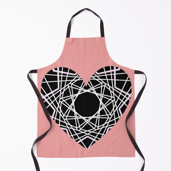 Item preview, The heart graphic contains numerous angled lines. designed and sold by MigWhimsy.