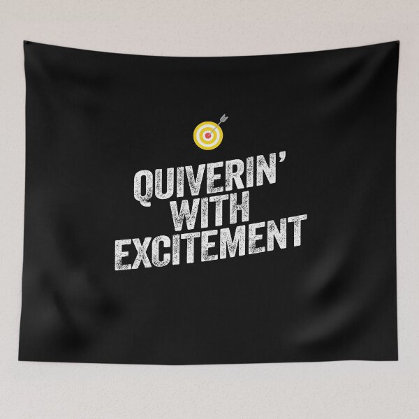 Item preview, Quiverin' with Excitement Arrows Archery Bullseye quiver draw designed and sold by w1ckerman.
