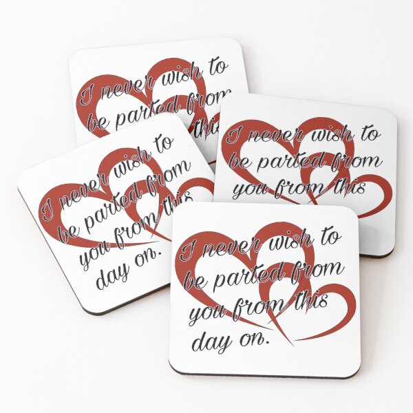 Item preview, I never wish to be parted from you from this day on. designed and sold by Megaera8.