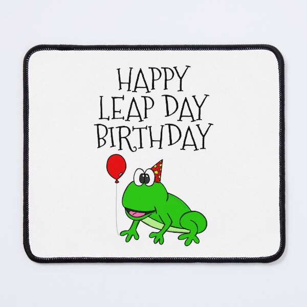 Item preview, Happy Leap Day Birthday Frog 29th February designed and sold by doodlerob.