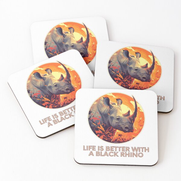Item preview, Black Rhino Endangered species designed and sold by SMARTKIT  DESIGNAGENCY.