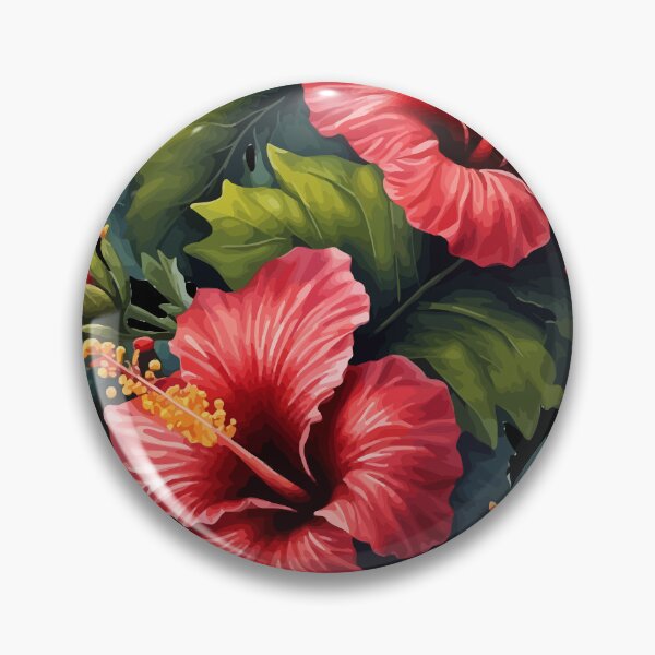 Item preview, Fantasy Florals Hawaiian Hibiscus Vector Art 2 designed and sold by taiche.