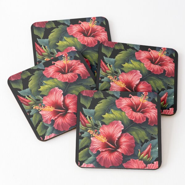 Item preview, Fantasy Florals Hawaiian Hibiscus Vector Art 2 designed and sold by taiche.