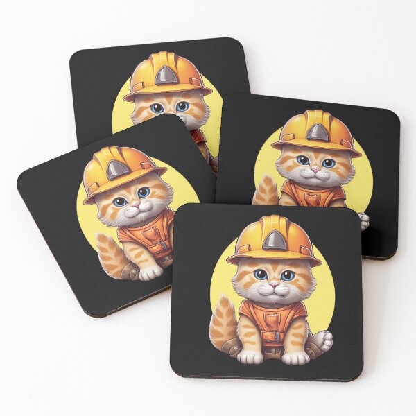 Item preview, Paws & Helmets - Catswithhardhats designed and sold by LuNkyRose.