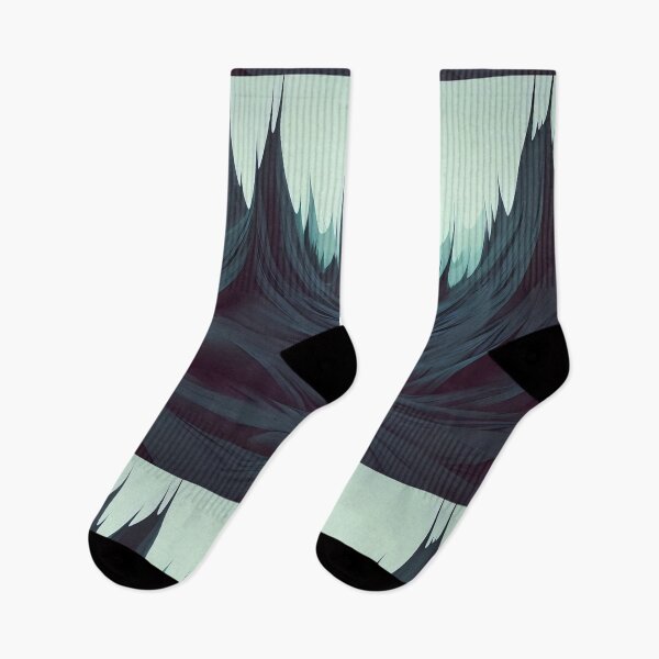 Item preview, Mysterious figure amidst towering, jagged, darkened icy peaks. designed and sold by ArtComixHaven.