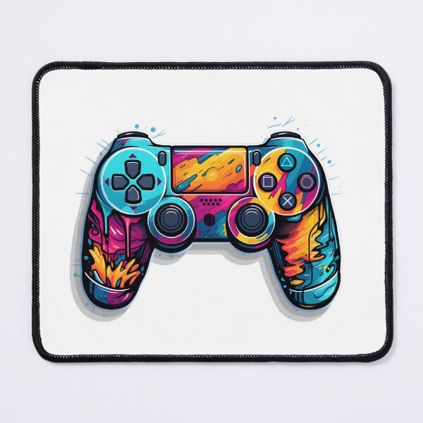 Item preview, Colorful Gaming Pad | T-Shirt designed and sold by NicolasGlowArt.