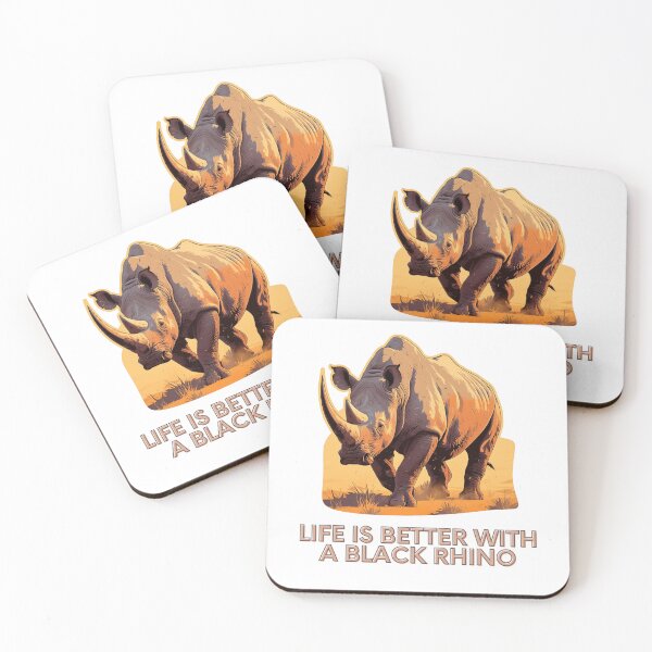 Item preview, Black Rhino Endangered species designed and sold by SMARTKIT  DESIGNAGENCY.
