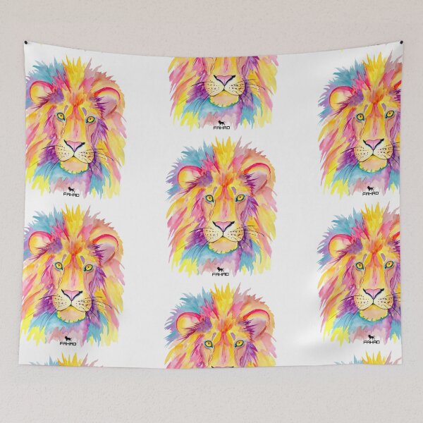 Item preview, Lion in Colors designed and sold by Fahad A K.