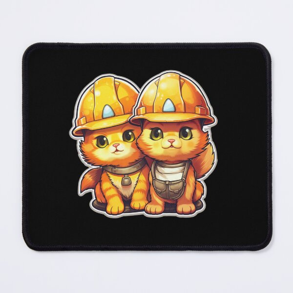 Item preview, Paws & Helmets - Catswithhardhats designed and sold by LuNkyRose.