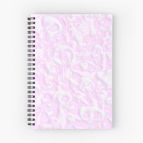 Item preview, Skulls and Hearts (Pale Pink) designed and sold by skullbal.