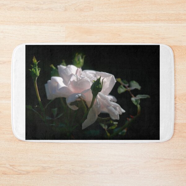 Item preview, Pink rose on black background designed and sold by olena2552.