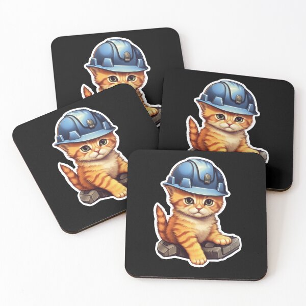 Item preview, Paws & Helmets - Catswithhardhats designed and sold by LuNkyRose.