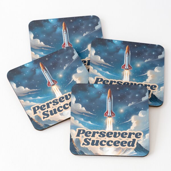 Item preview, Persevere, Succeed, Motivational, Inspirational Mid Mod Art designed and sold by Prints and Lifestyle.
