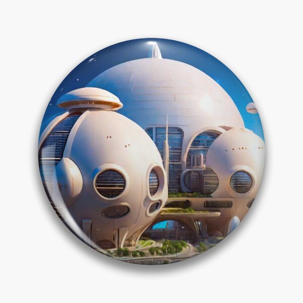 Item preview, Futuristic city in space designed and sold by M-Y-A-R-T-.