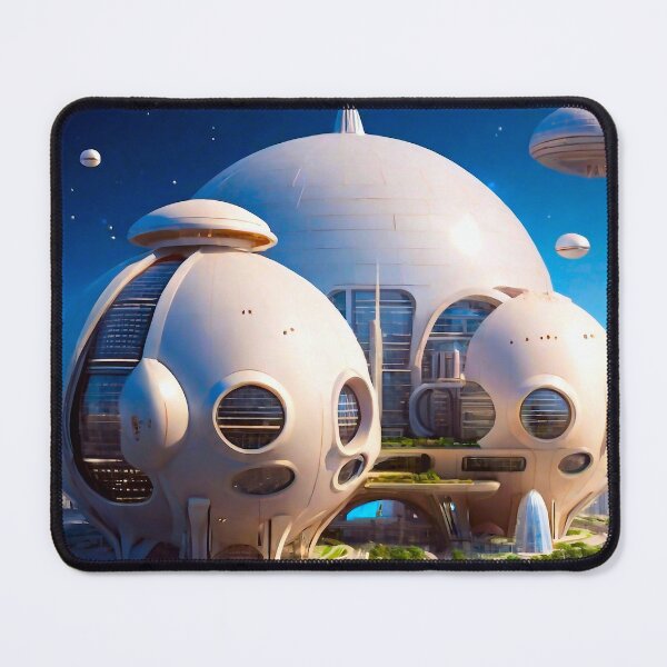 Item preview, Futuristic city in space designed and sold by M-Y-A-R-T-.