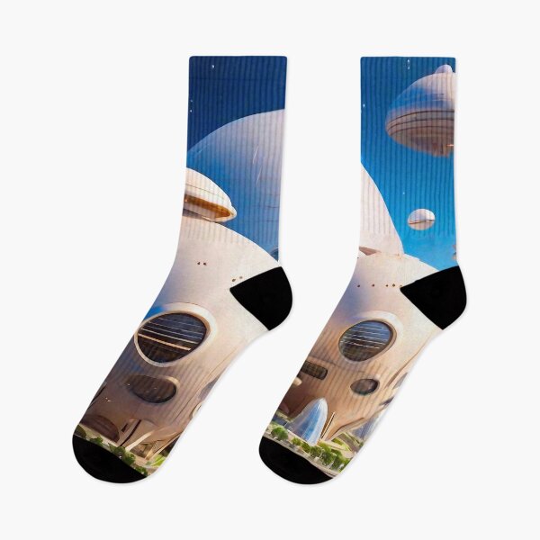 Item preview, Futuristic city in space designed and sold by M-Y-A-R-T-.