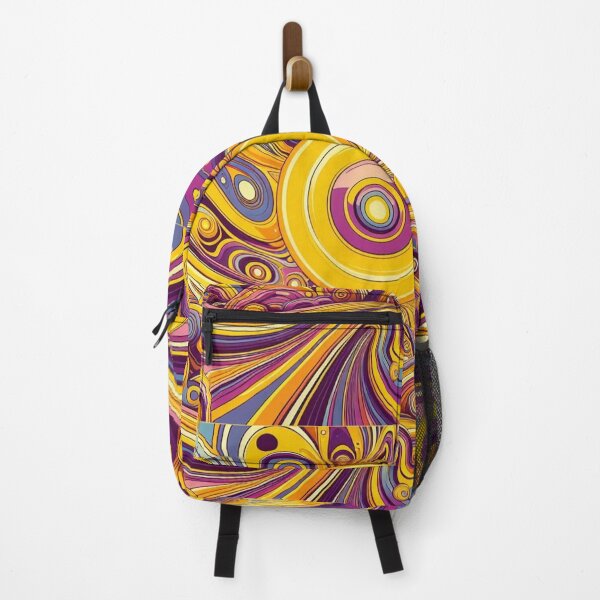 Item preview, Psychedelic Yellow & Purple Swirls designed and sold by ollie-shop.