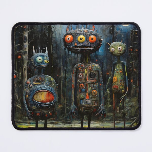 Item preview, Monster Alien at night in the forest designed and sold by enhan.