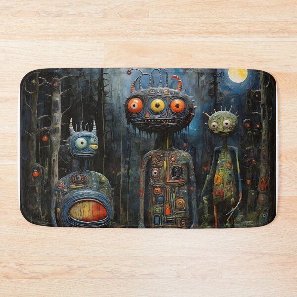 Item preview, Monster Alien at night in the forest designed and sold by enhan.