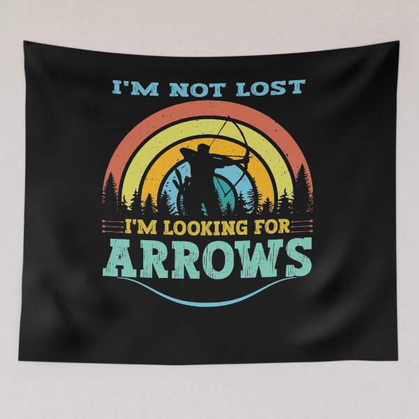 Item preview, Funny barebow i'm not lost i'm looking for arrows designed and sold by Ouzgane.