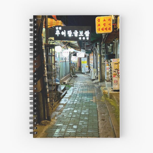 Item preview, Dark Alley in Euljiro | Seoul Street Photography designed and sold by YemmyZImages.