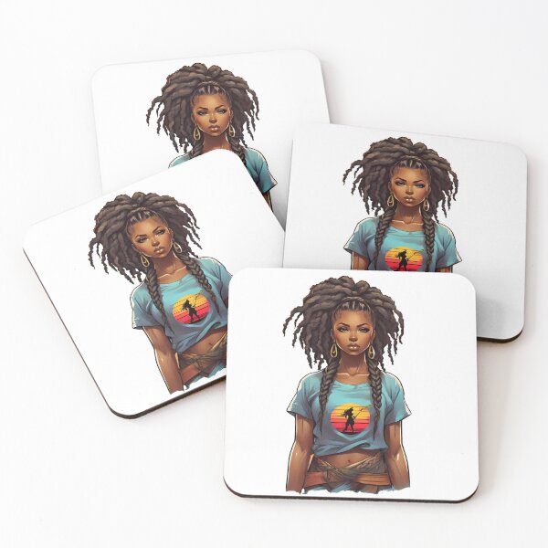 Item preview, woman with dreadlock designed and sold by Imagine2024.