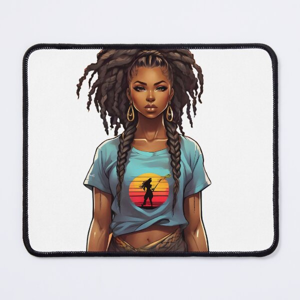 Item preview, woman with dreadlock designed and sold by Imagine2024.