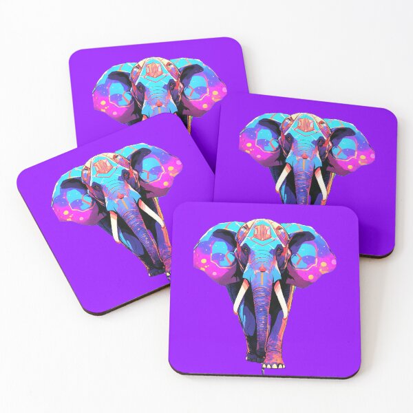 Item preview, Multicolored African elephant designed and sold by UZRWRLD .