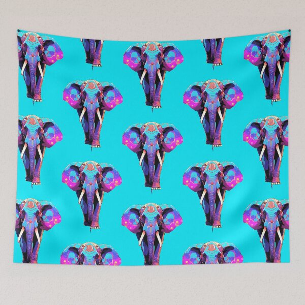 Item preview, Multicolored African elephant designed and sold by UZRWRLD .