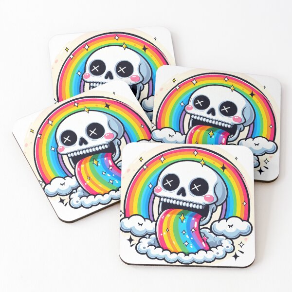 Item preview, Rainbows and skulls designed and sold by GonzoDX.