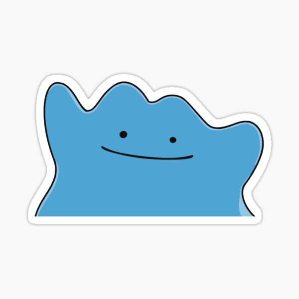 Item preview, Shiny Ditto Peeker Sticker designed and sold by Sprehaha.