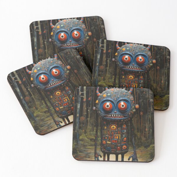 Item preview, Monster at night in the forest designed and sold by enhan.