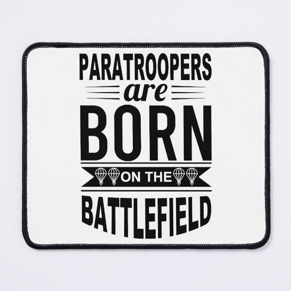Item preview, Born on the Battlefield; Paratrooper; designed and sold by StickerApe.