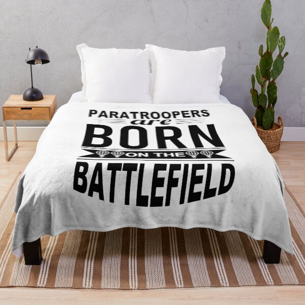 Item preview, Born on the Battlefield; Paratrooper; designed and sold by StickerApe.