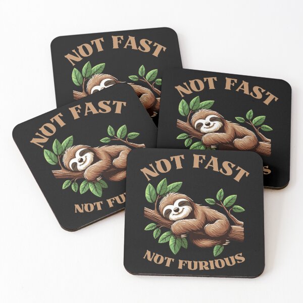 Item preview, Not Fast Not Furious - Sleepy Sloth designed and sold by Kawaii-n-Spice.